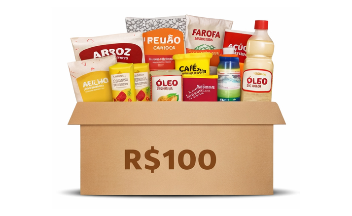 Cesta de R$ 100
