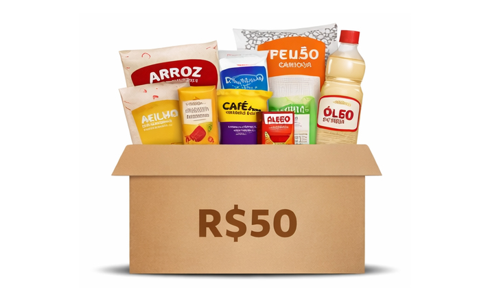 Cesta de R$ 50